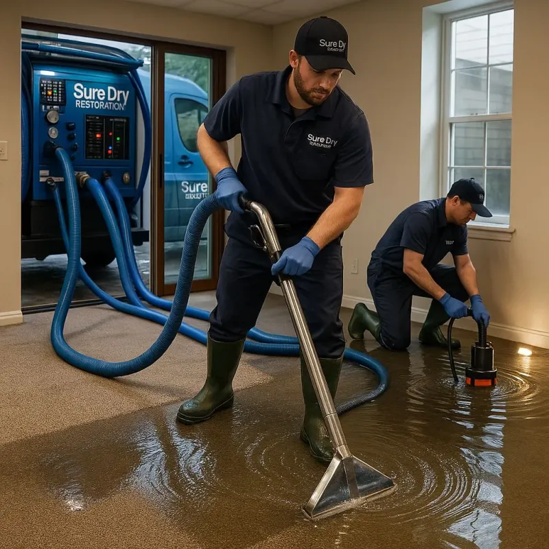 Water Extraction and Removal process in Walnut Cove, NC